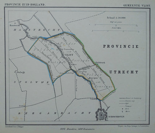 Vlist - Kuijper/Suringar - ca. 1867