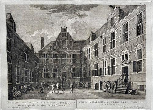 Amsterdam VOC Oost-Indisch Huis binnenplaats UvA - P Fouquet - 1783