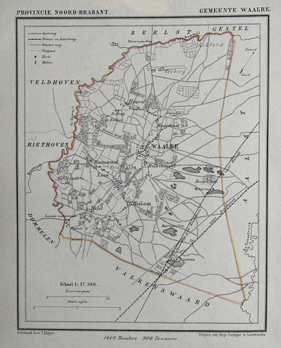 Waalre - J Kuijper / H Suringar - circa 1867