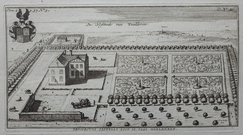 Waalre Kasteel Loon - J le Roy - 1730