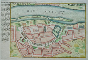 Polen Warschau Poland Warsaw - G Bodenehr - ca. 1725