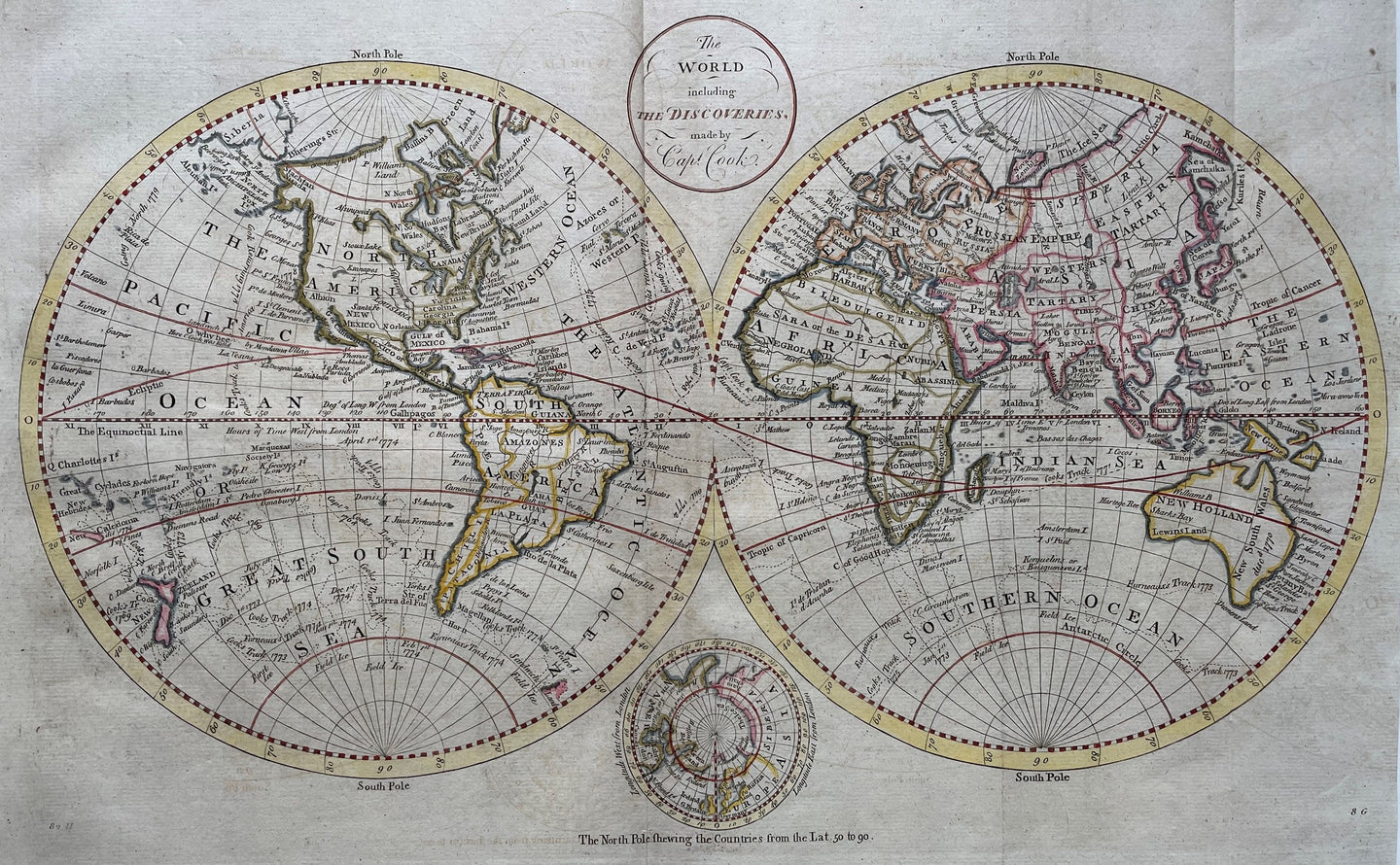 Wereld World - Thomas Bowen - circa 1785