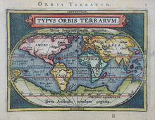 Afbeelding in Gallery-weergave laden, Wereld World - Abraham Ortelius Johann Baptist Vrients - 1601