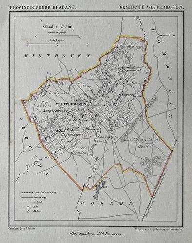 Westerhoven - J Kuijper / H Suringar - circa 1867