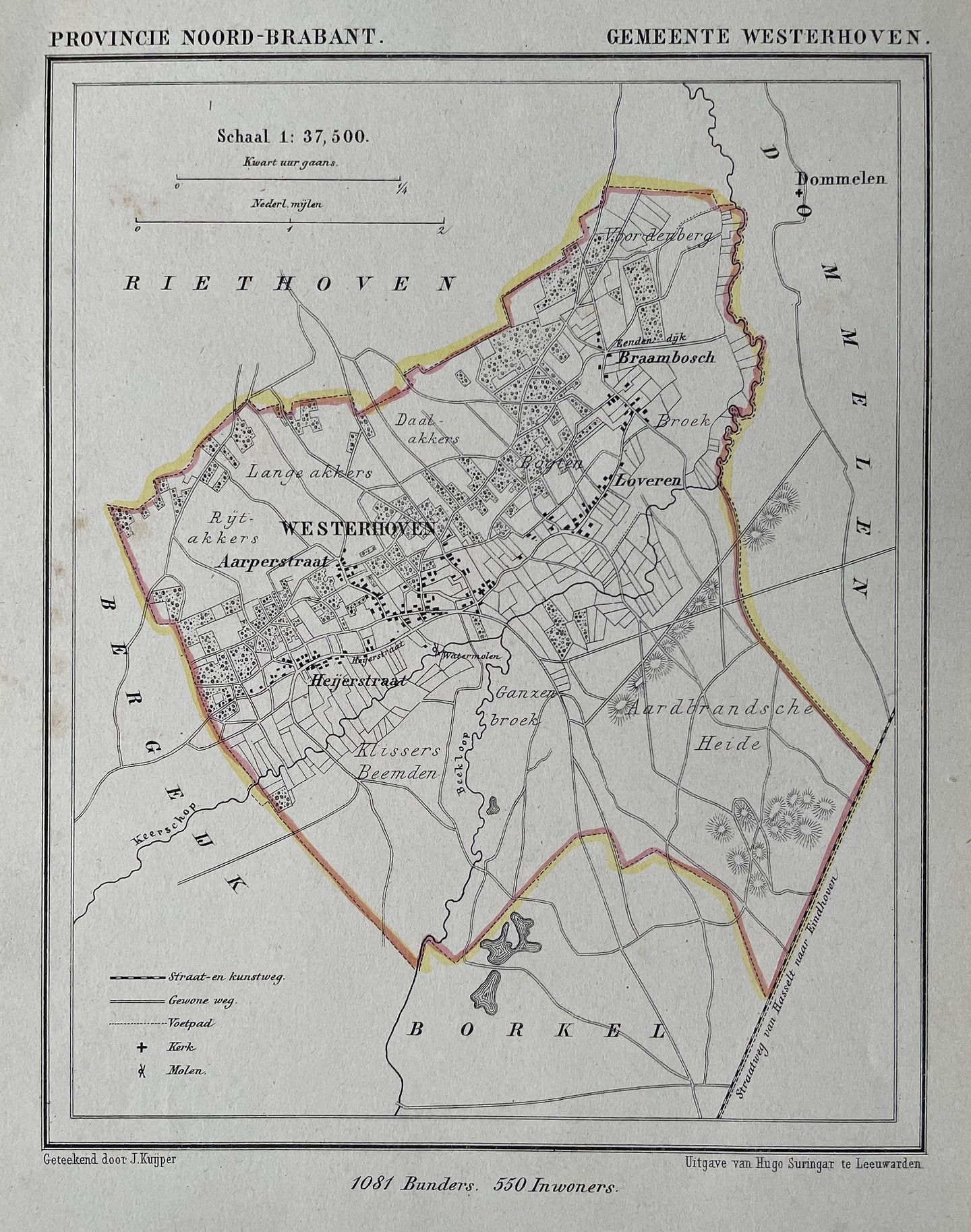 Westerhoven - J Kuijper / H Suringar - circa 1867