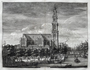 Amsterdam Westerkerk - C Commelin - 1726
