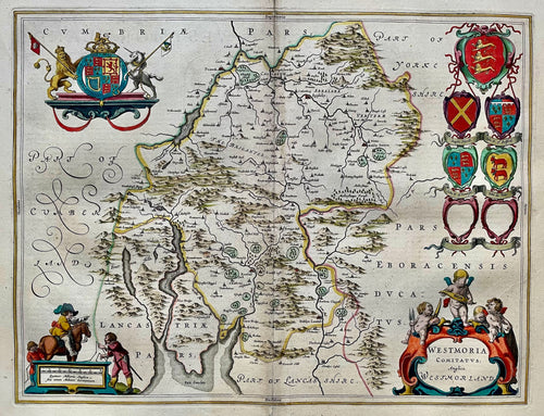 Engeland Westmorland England British Isles - J Blaeu - circa 1659