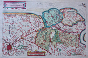 Zeeuws-Vlaanderen Westelijk deel Zeeuws-Vlaanderen - JA Colom - 1660