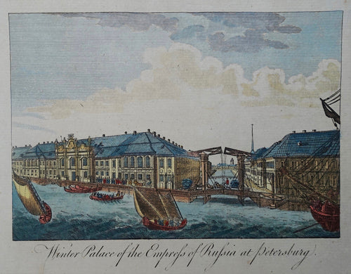 Rusland Russia St Petersburg Winter Palace Hermitage - Th Bankes - ca 1787