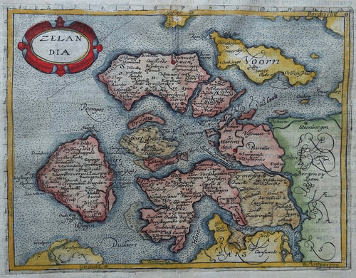 Zeeland - F Hogenberg / G Braun - 1587