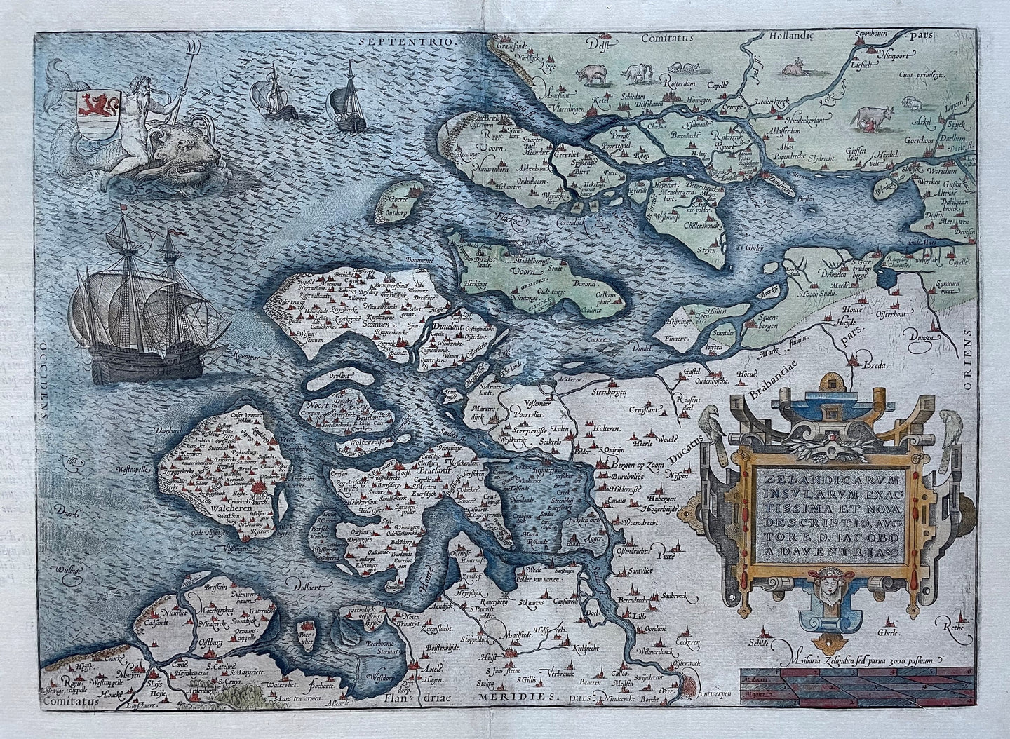 Zeeland - A Ortelius - 1581
