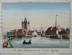 Zierikzee Havenpoorten - GB Probst - ca 1765