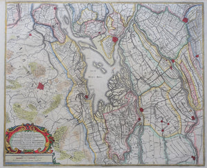 Zuidoost Holland - J Janssonius - circa 1646