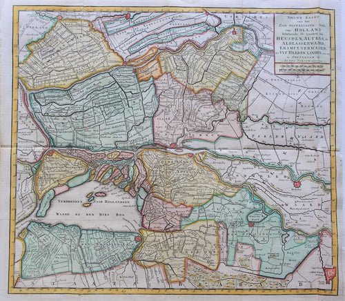 Zuidoost Holland - I Tirion - circa 1750