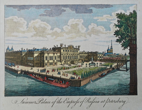 Rusland St Petersburg Summer Palace Russia - Th Bankes - ca 1787