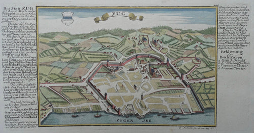 Zwitserland Zug Switzerland - G Bodenehr - ca. 1725