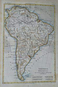 Zuid-Amerika South America - G Raynal / R Bonne - 1780