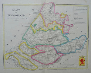 Zuid-Holland - Philippe Vandermaelen - 1840