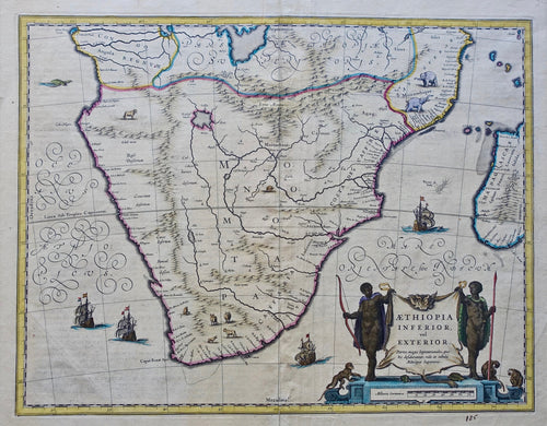 Afrika Zuidelijk Afrika Southern Africa - J en WJ Blaeu - 1642