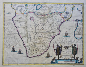 Afrika Zuidelijk Afrika Southern Africa - J en WJ Blaeu - 1642