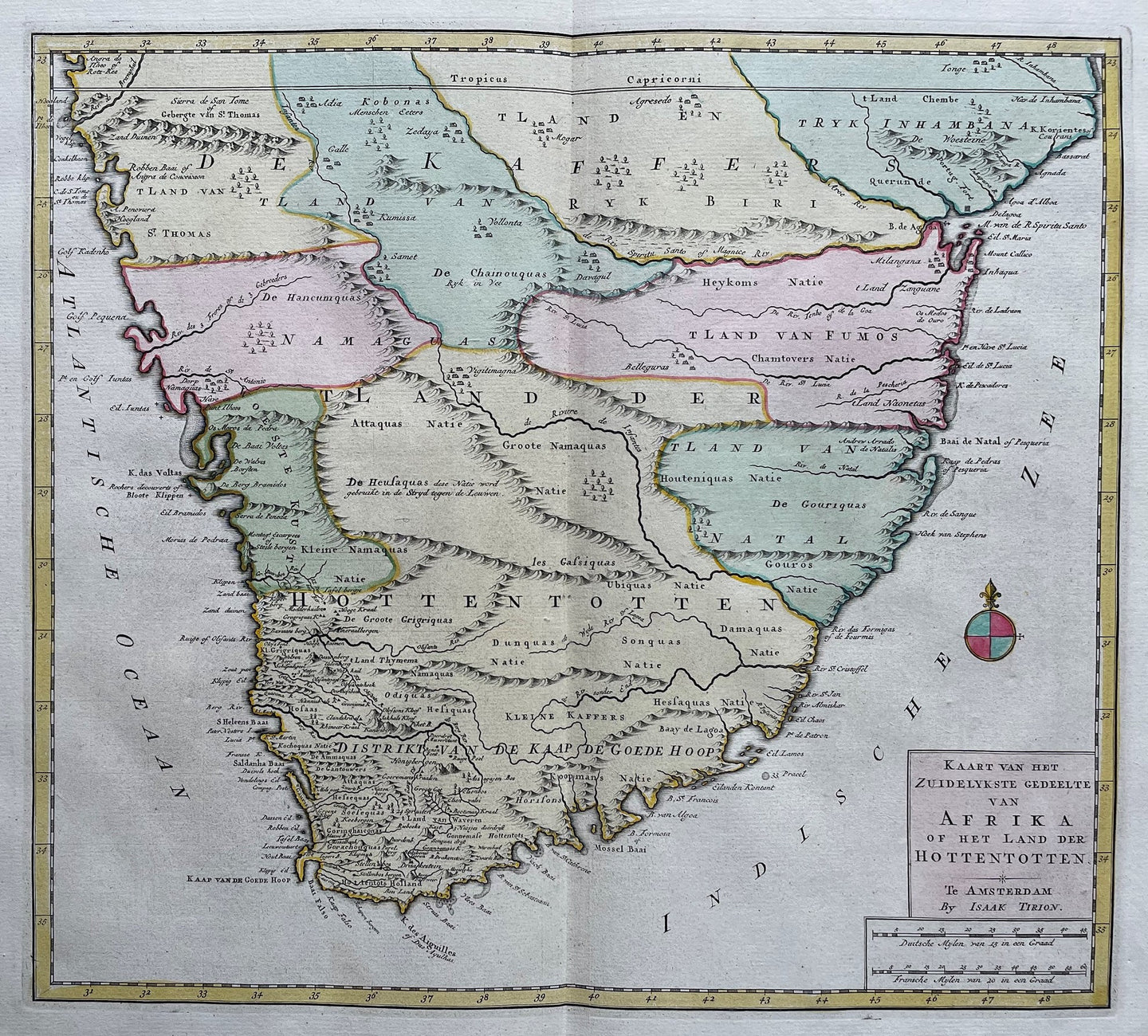 Zuid-Afrika - I Tirion - 1763