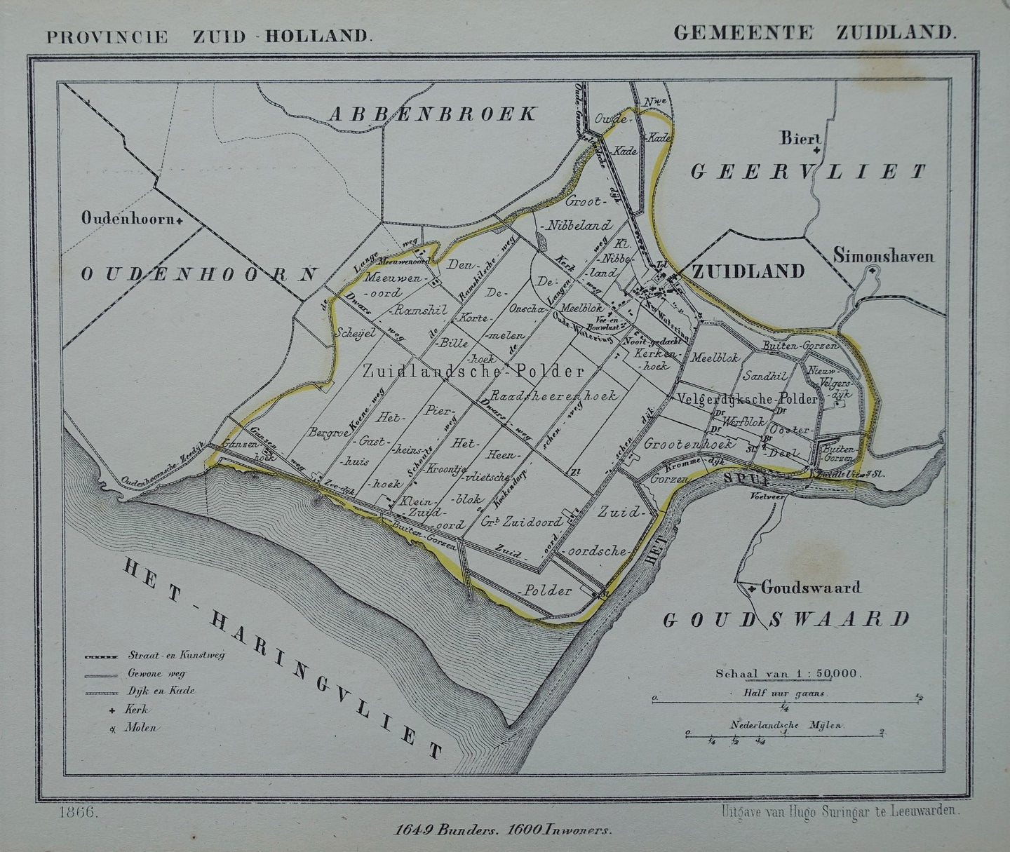 Zuidland - J Kuijper / H Suringar - 1866
