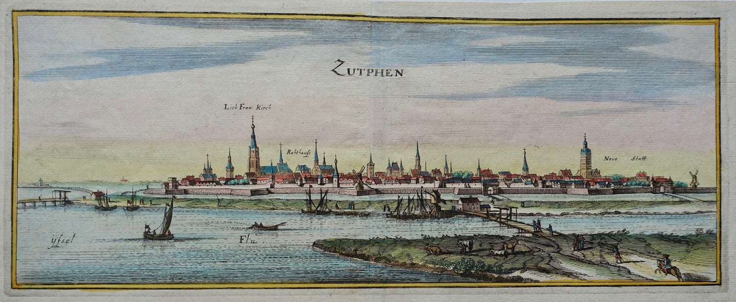 Zutphen - C Merian - 1659