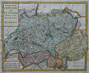 Zwitserland Switzerland - G Albrizzi - ca 1740