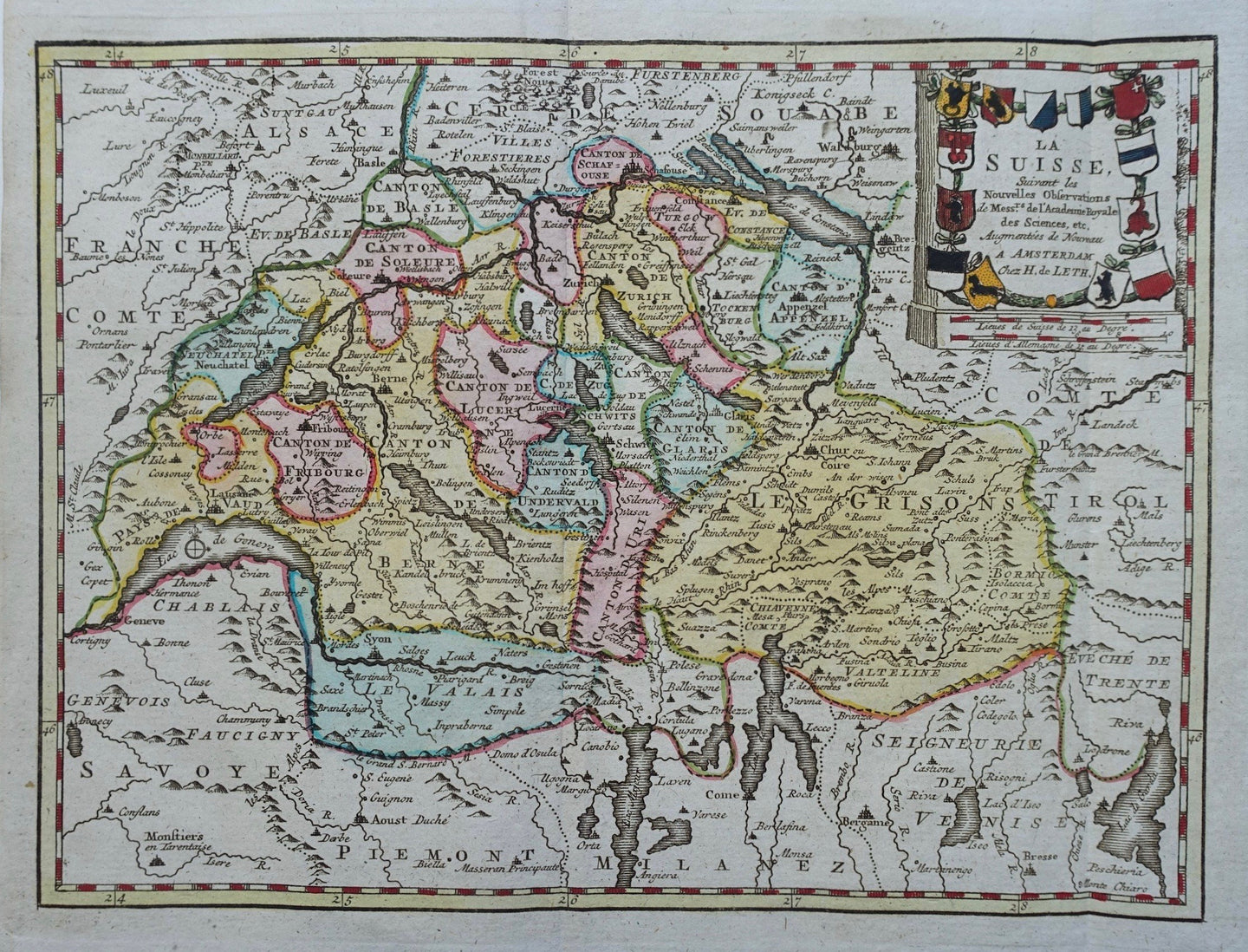 Zwitserland Switzerland - H de Leth - 1749