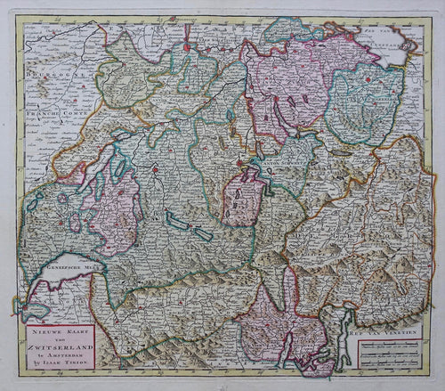 Zwitserland Switzerland - I Tirion - 1753